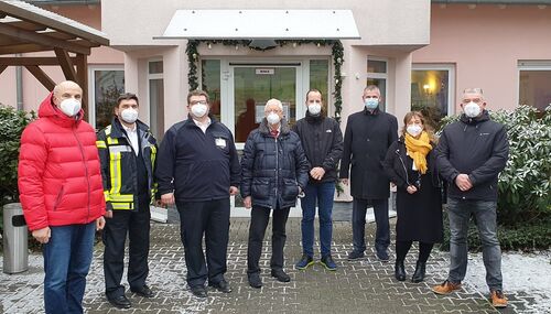 Impfauftakt im Rheingau-Taunus-Kreis im Alten- und Pflegeheim „Sonnenhof“ in Idstein-Oberrod.