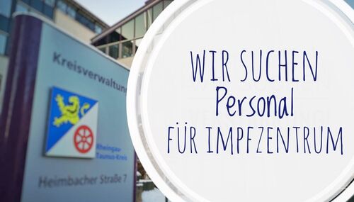 Wir suchen Personal für Impfzentrum in Eltville