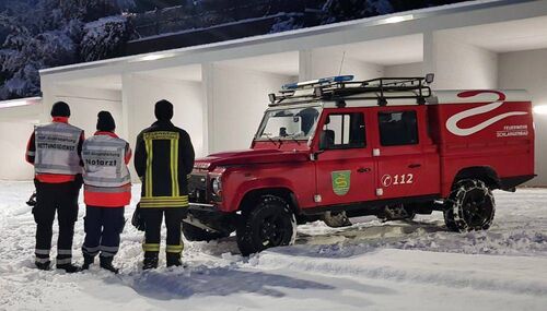 Schneefälle fordern Einsatzkräfte im Rheingau-Taunus-Kreis