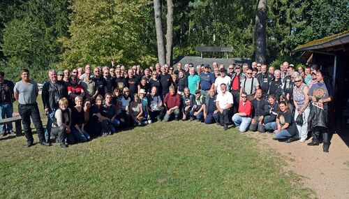 Das zwölfte Bikertreffen des Landrats erreichte erneut eine Rekordbeteiligung.