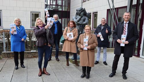 Landrat Frank Kilian, Kurt-Michael Schardt, Petra Müller-Klepper MdL, Sabine Stemmler-Heß, Stefanie Nikolai-Jagiela, Randolf Heß, Ingrid Reichbauer  