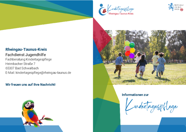 Flyer: Informationen zur Kindertagespflege Flyer: Informationen zur Kindertagespflege (PDF)