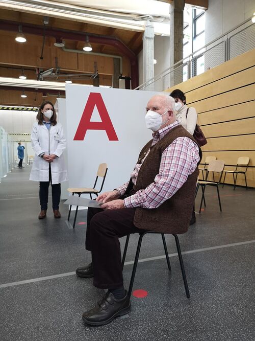 Hans Joachim Bleul war erste Impf-Patient in Eltville: „Ich habe gar nichts gemerkt!“