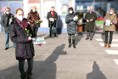 Flower-Power-Aktion "FAIRliebt am Valentinstag"