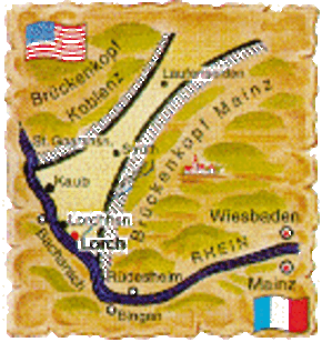 Landkarte des Freistaats Flaschenhals