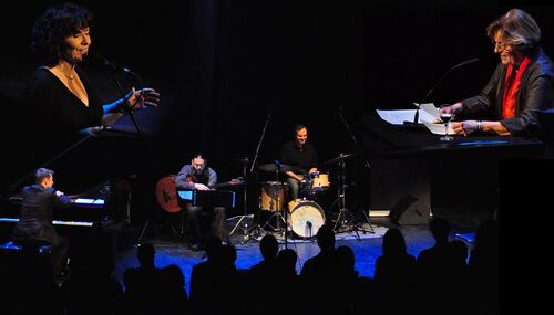 Das „Jazz Words Ensemble“ und Renate Kohn lassen Ella Fitzgerald „auferstehen“.