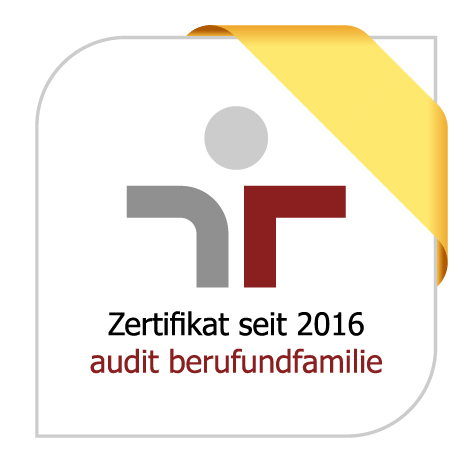 Logo Zertifikat audit Beruf und Famile - Zur Seite „Beruf & Ehrenamt“